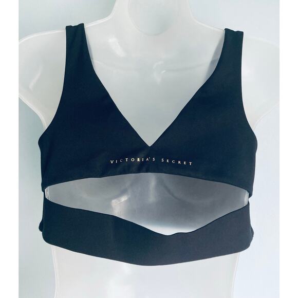 NWOT Victoria's Secret Wireless Bralette Size Medium Black - Picture 2 of 6